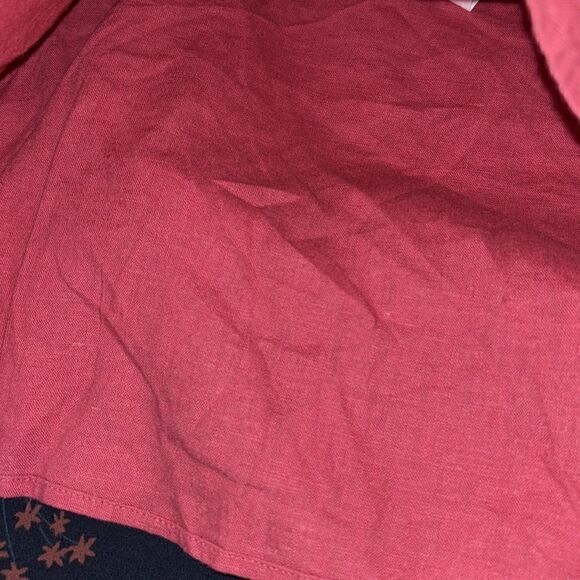 BANANA REPUBLIC LINEN-RAYON TANK in Camp Pink Sz S NWT - Picture 7 of 10